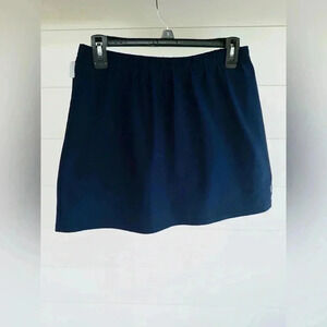 Nike Women’s DriFit Navy Blue Tennis Golf Skirt Size Large Embroidered Logo